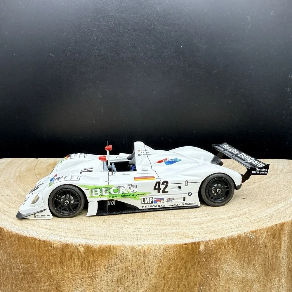 BBR Project 43 BMW V12 LMR Le Mans Prototype #42 Built Metal Resin Model Car